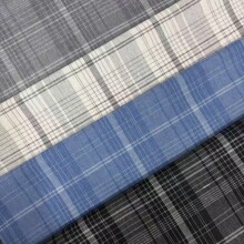 涤棉面料 梭织色织格子布 春夏秋薄款衬衫时装布料 厂家现货直销