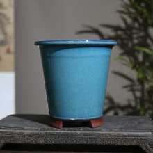 紫砂花盆陶瓷盆景盆兰花盆春兰盆桌面兰盆高盆老桩盆觅陶乡小盆