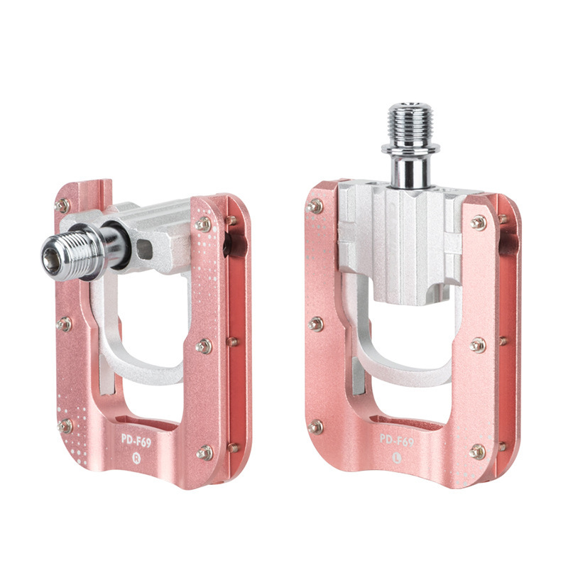 Bicycle pedals for folding bikes, three-bearing pedals, aluminum alloy non-slip pedals for small folding bikes Bicycle pedals for folding bikes, three-bearing pedals, aluminum alloy non-slip pedals for small folding bikes