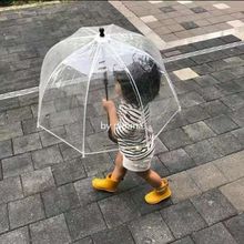 全透明儿童雨伞拱形手动宝宝雨伞批发厂家工厂跨境源头包邮直销