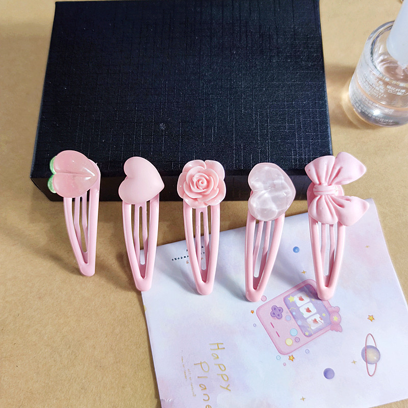 Pink Peach Hairpin