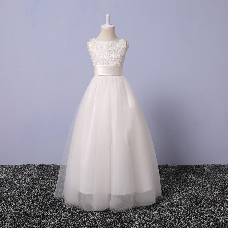 Comercio exterior europeo y americano Amazon AliExpress deseo boda flor niños vestido fiesta de cumpleaños princesa vestido soporte personalización