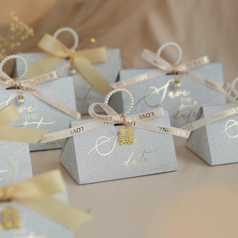 2025 新しいシュガーボックス結婚式のキャンディーボックスハイエンドの結婚式の婚約キャンディーボックスキャンディーバッグギフトボックス空箱|undefined