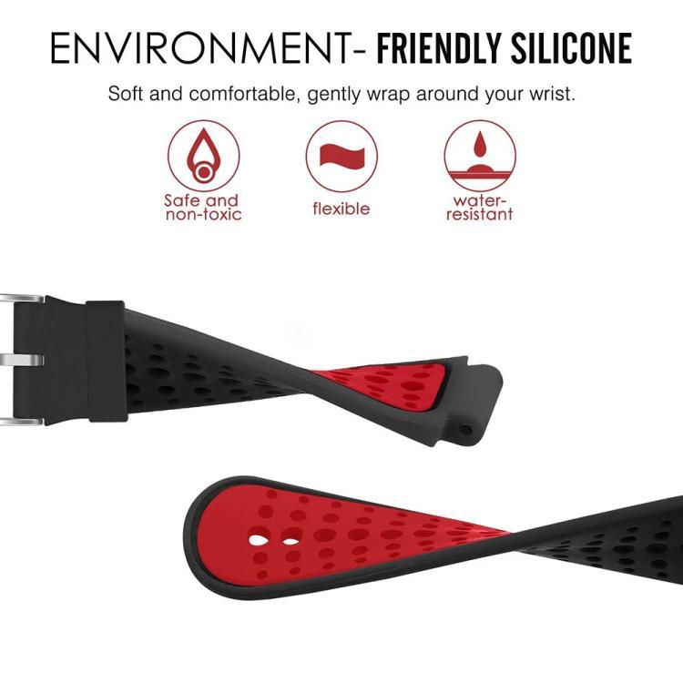 xDfind herramienta de correa de silicona bicolor para Garmin Forerunner 235 / 220 /