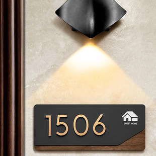 2025 New House Number Plate Home Entrance Door Decoration House Number High-End Production Acrylic Number