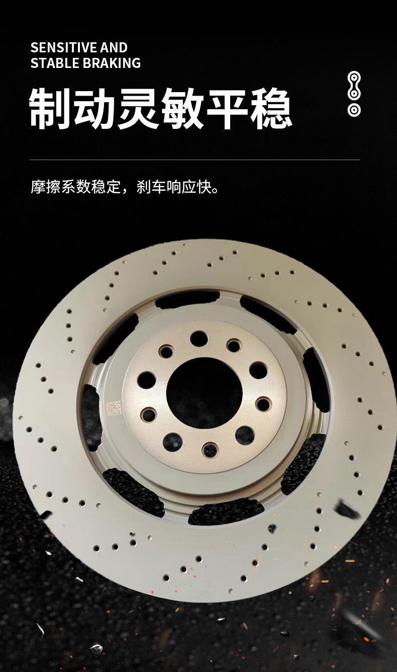 Cross-border export brake discs, suitable for Mercedes-Benz series brake discs: S65, G63, G65, CLS63, ML63