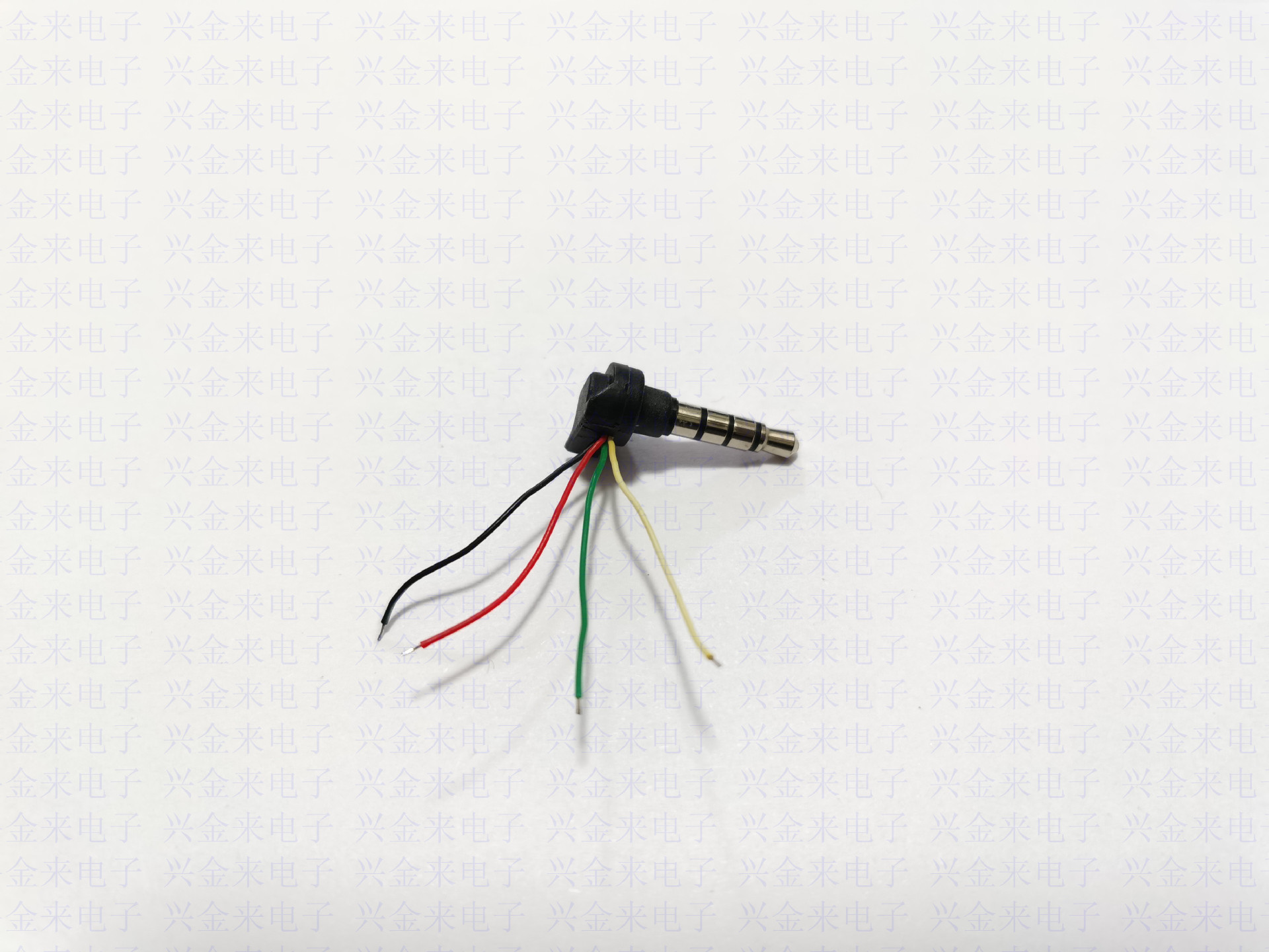 维修音频带线3.5mm耳机DIY插头四节4节段级带麦小四芯公头立体声