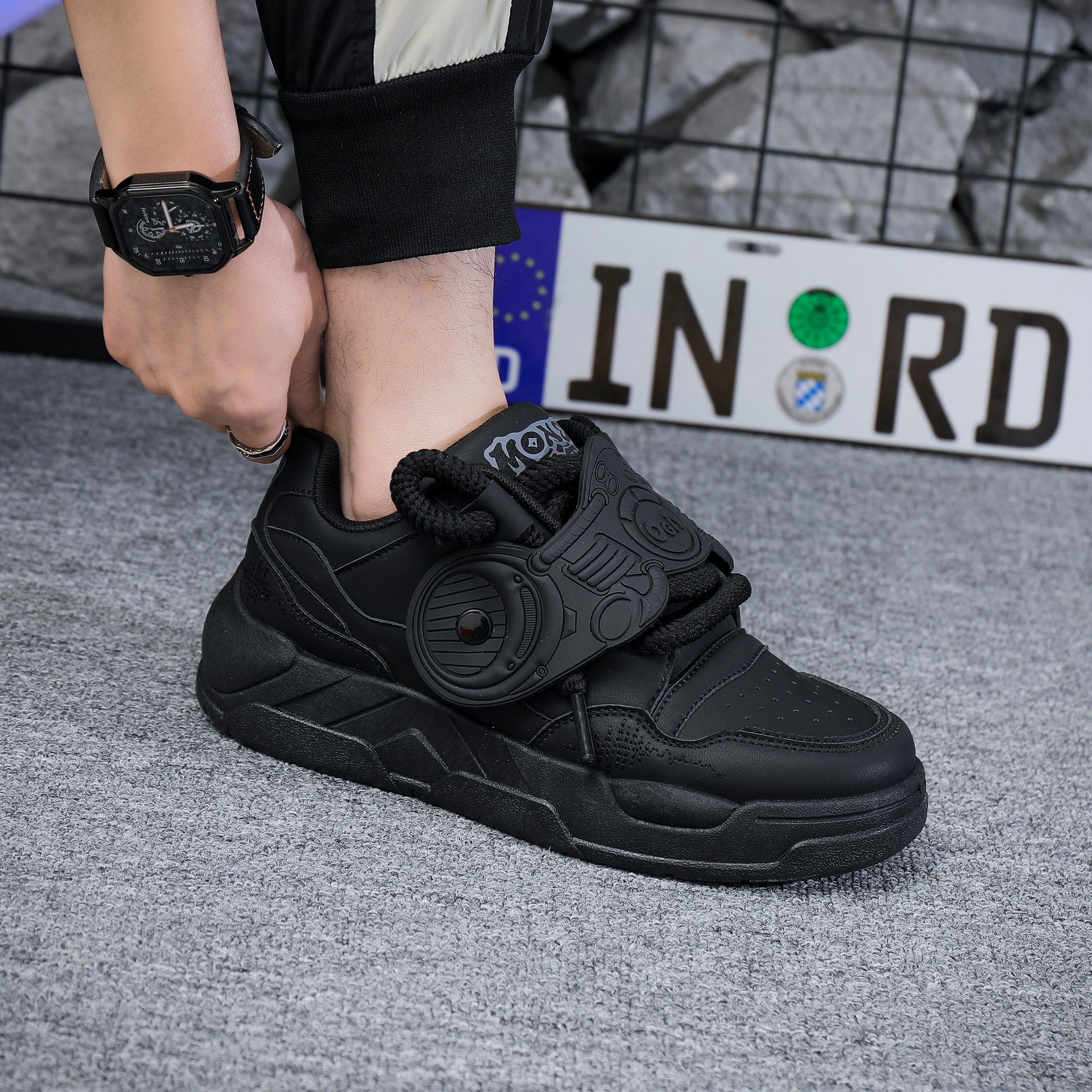 Commerce extérieur transfrontalier vente chaude 2024 nouvelles chaussures pour hommes nouvelles baskets de sport décontractées polyvalentes décontractées vente chaude chaussures à la mode C301_voghion.com