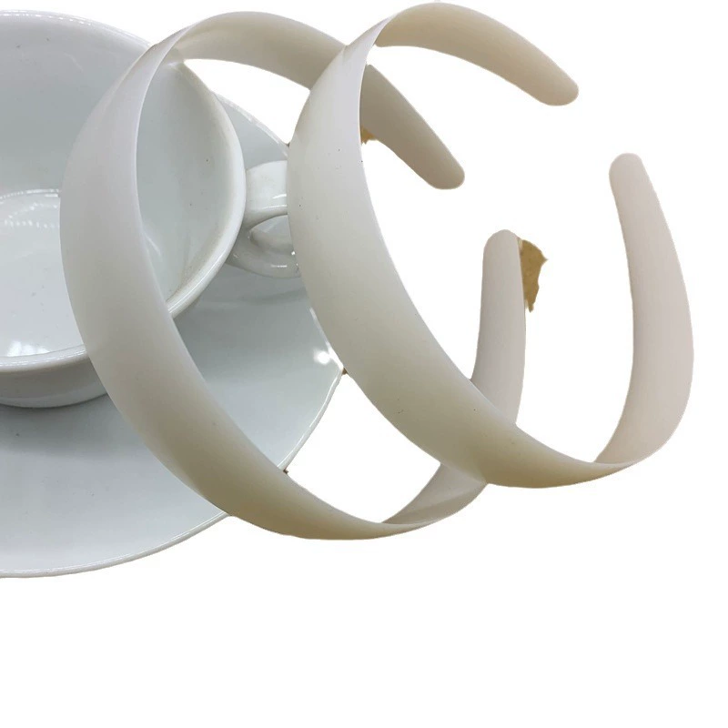 Plastic white headband, Korean style, 20mm, 2cm, 13mm