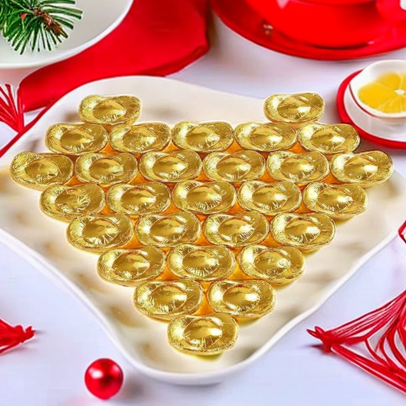 Шоколадные конфеты с золотыми монетами оптом, смешанный шоколад, новогодние конфеты, свадебные конфеты, повседневные закуски, праздничные сладости, оптовая продажа от производителя, одна упаковка.