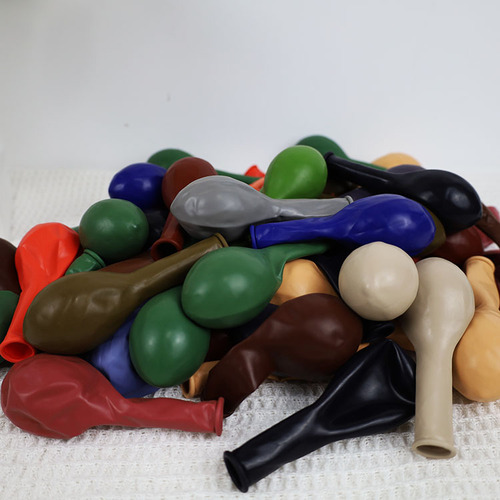 Cross-border 5-inch 10-inch 18-inch retro color latex balloon birthday party decoration matte balloon thickened 2.2g