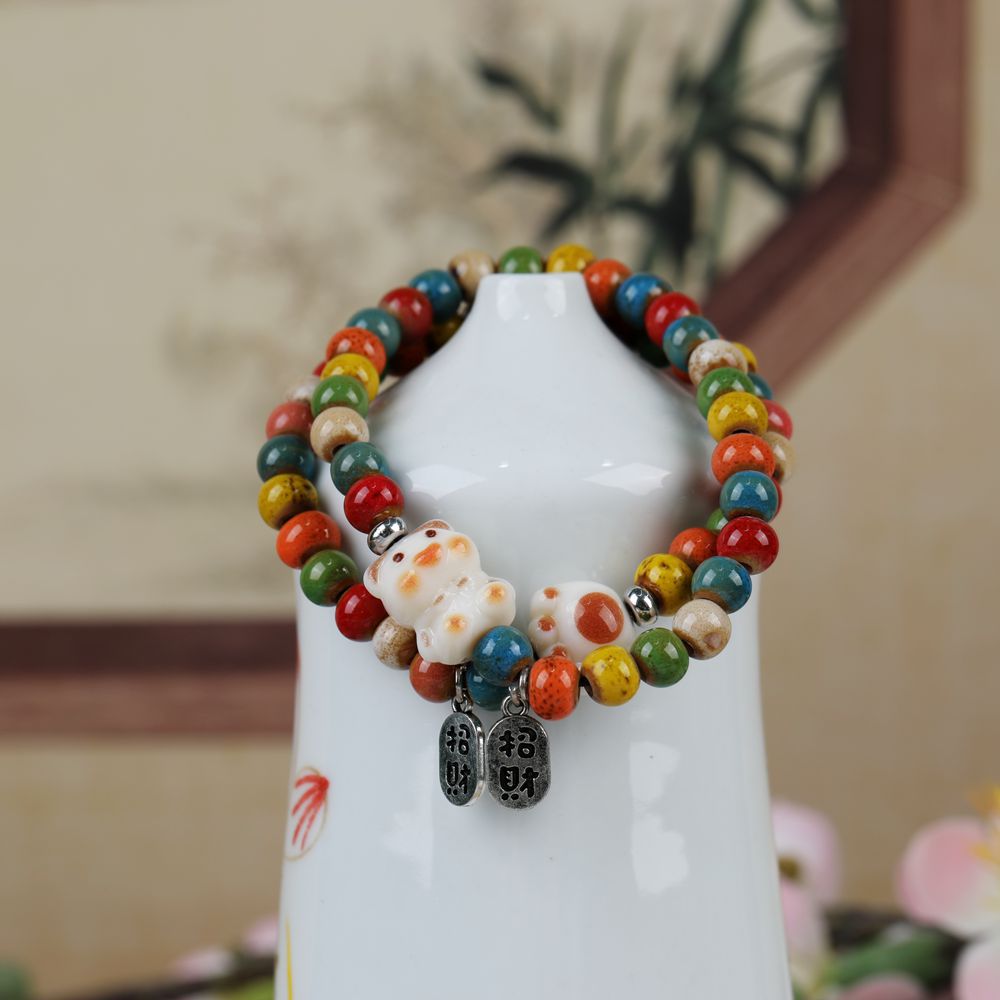 Ethnic cute small design beaded bracelet