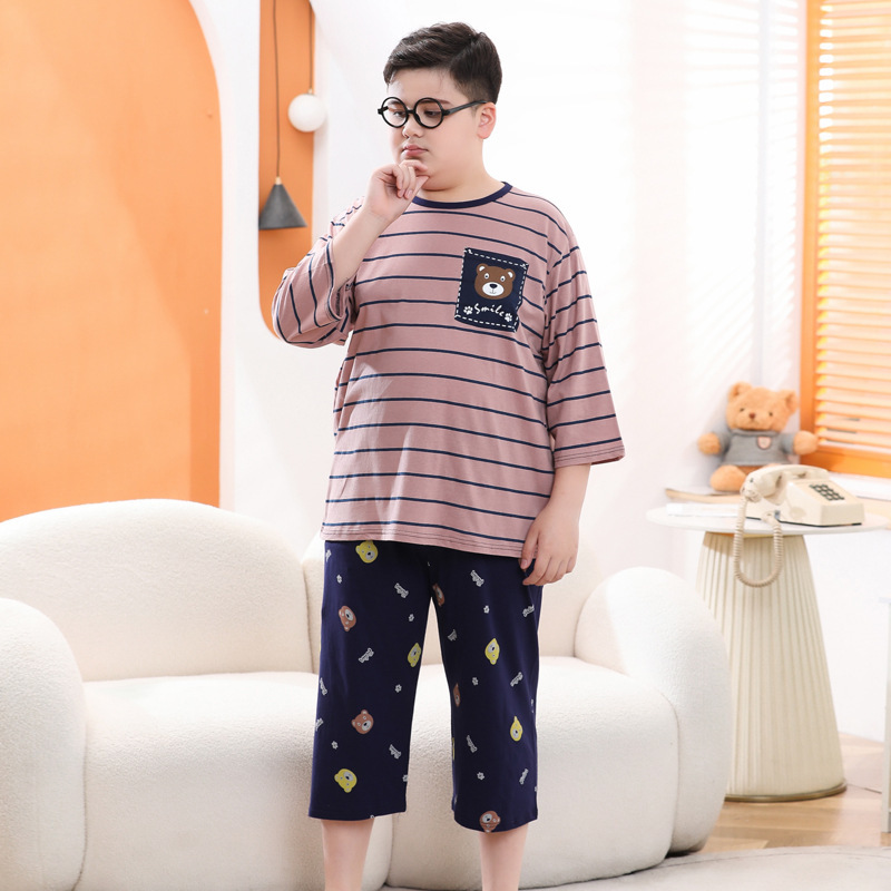 子供のパジャマは太っています。子供は夏に薄手で太っています。|undefined
