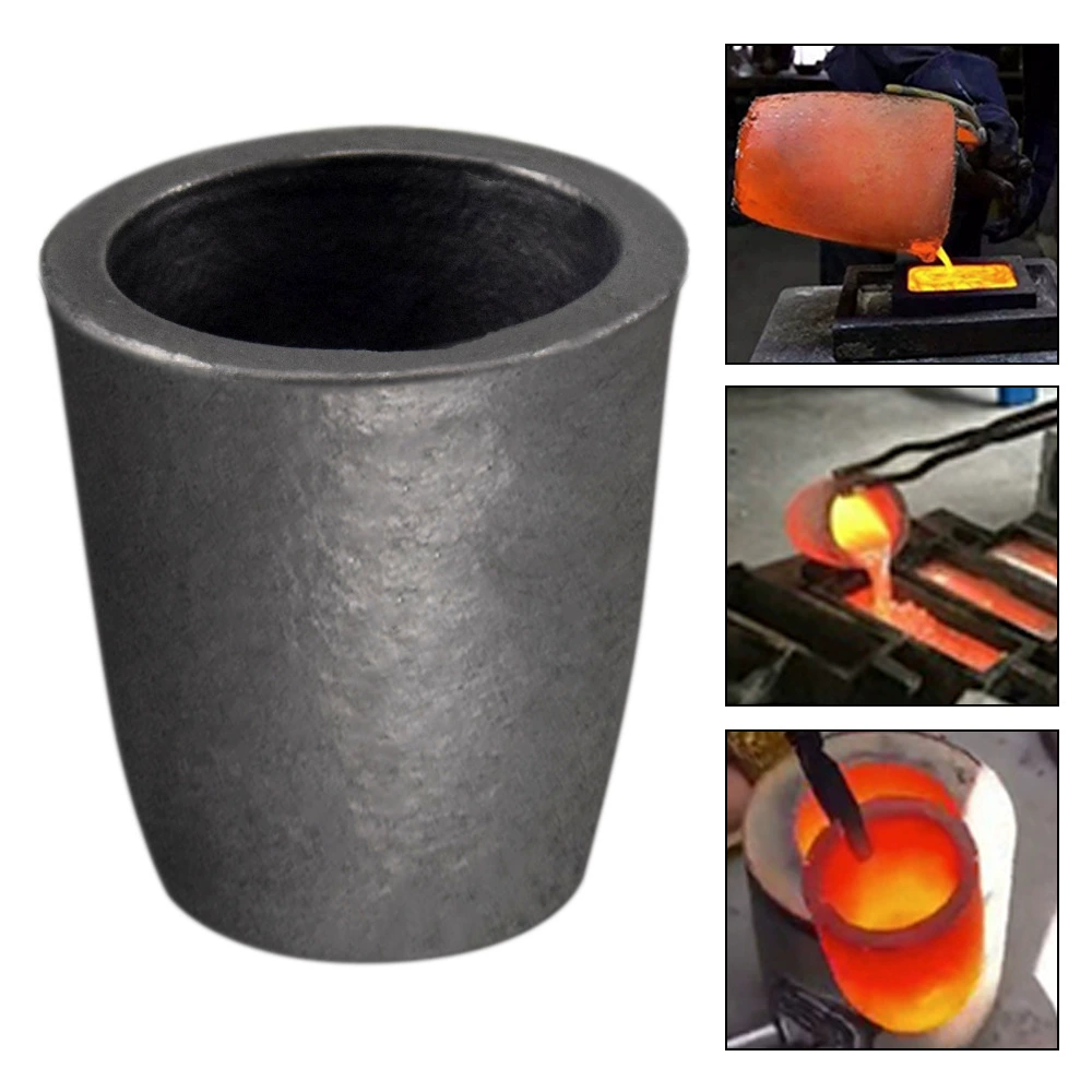 Графитовый Тигель, Карбид Кремния Графитовый Тигель, Небольшие Сжиженного Металла Плавильной Печи Газ Плавления Металла