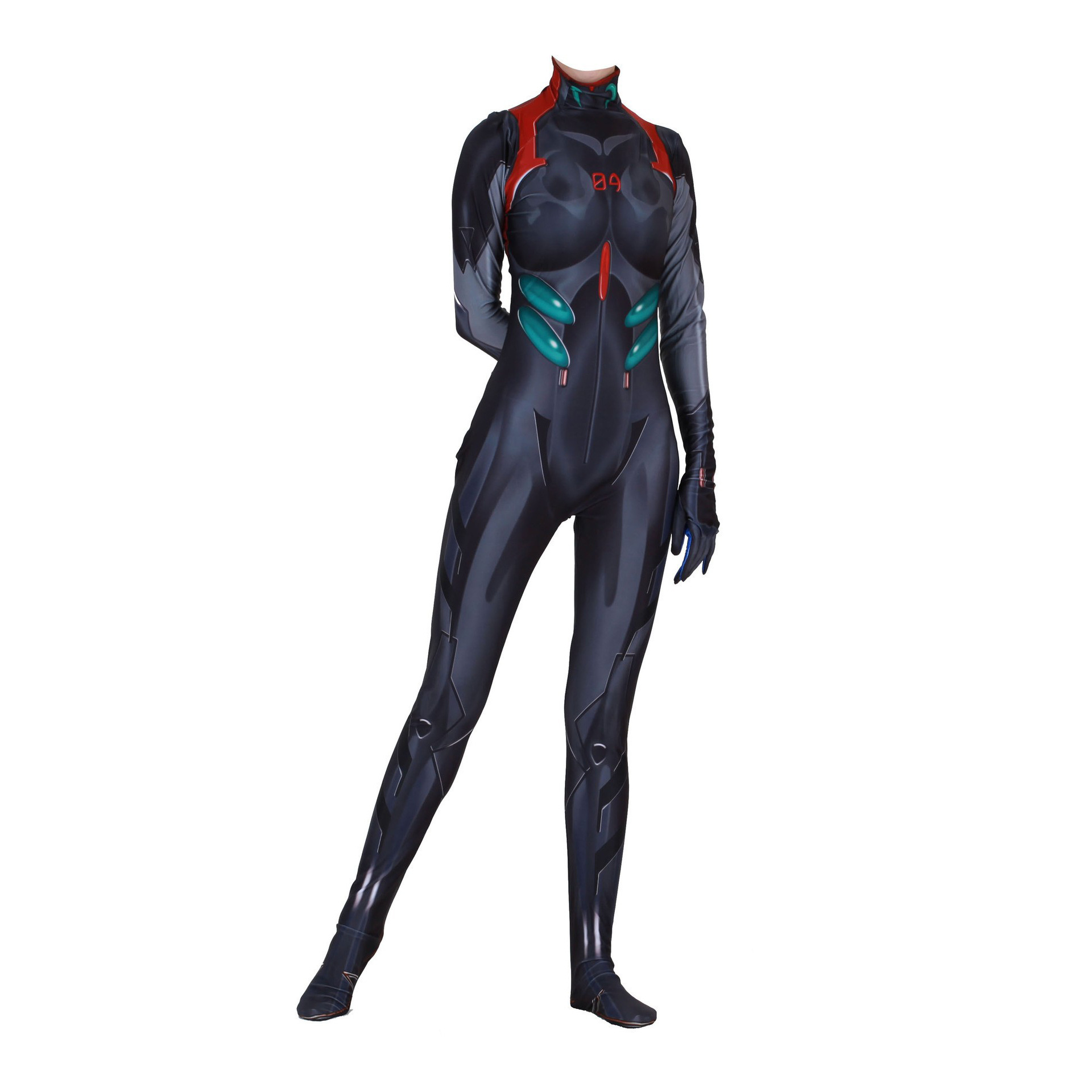 eva福音战士绫波丽紧身衣服动漫Rei3.0连体半包新世纪cos服装