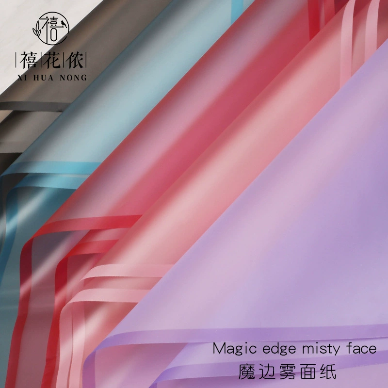 Юбилей Хуа Нонг магическая сторона матанная бумага корейская бумага рамка пластиковая пленка водонепроницаемая упаковочная бумага для цветов ручной работы