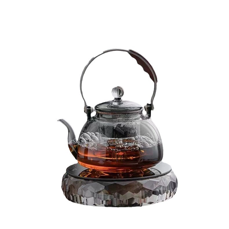 [围炉煮茶水晶电陶炉套装耐高温玻璃壶家用烧水壶静音煮茶器煮茶炉]