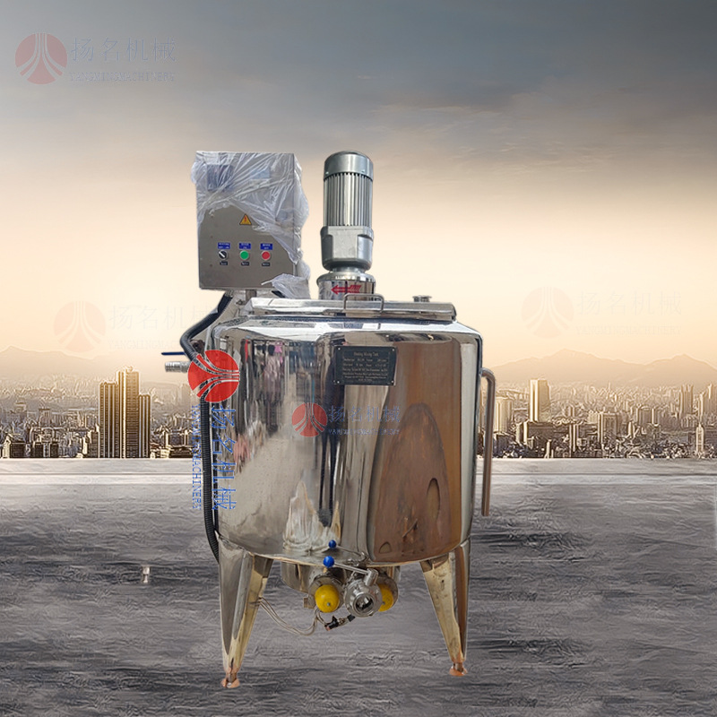 不锈钢电加热液体搅拌罐 搅拌缸 搅拌桶 立式不锈钢搅拌罐