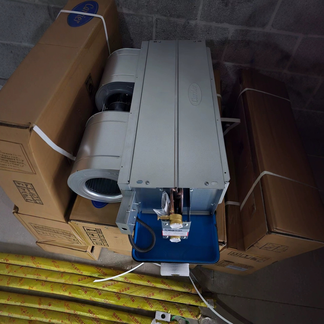 开利风机盘管普通款42CT008303AR000 三排管30p现货节能