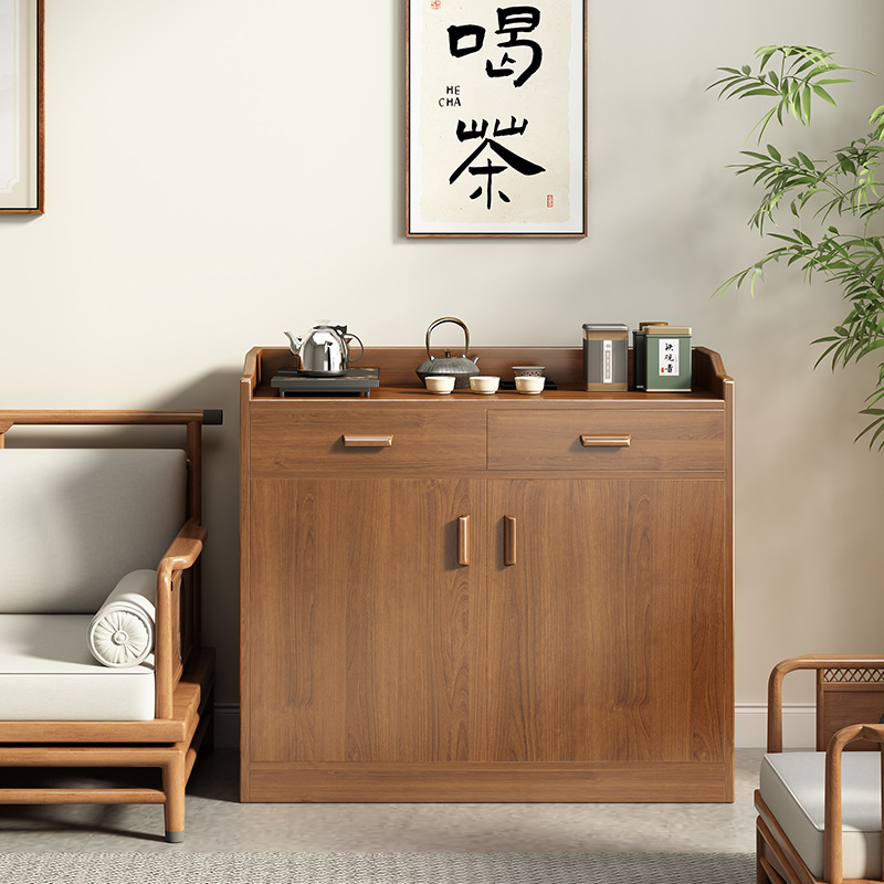 Tea Cabinet Storage Cabinet Living Room Storage Cabinet Home Cabinet 2025 New Sideboard Wall-Mounted Integrated Storage Cabinet