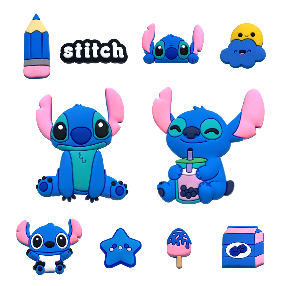 Jequete de combinación de zapatos Hello Kitty botones de flores accesorios de zapatos jibitz 65 pegamento blando PVC Zhibixing