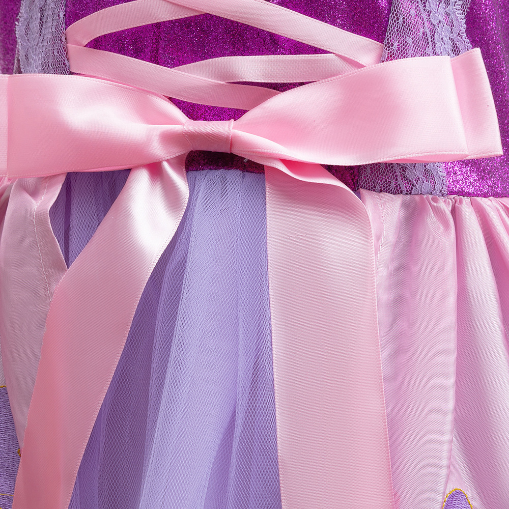 Amazon nuevo traje de cosplay de niñas Rapunzel Rapunzel Sofia traje de cosplay image 4