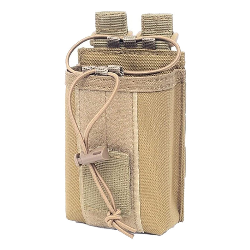 Tactical Radio Bag Walkie-Talkie Protection Bag MOLLE Walkie-Talkie Pouch Outdoor Tactical Walkie-Talkie Waist Bag