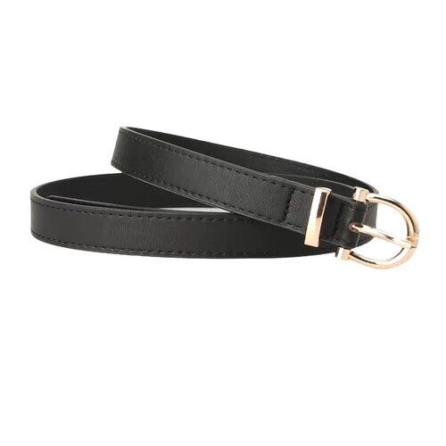 Ladies' Han Style Fashion Belt for Female Students, Denim Pants Decorative Clothing Matching Thin Leather Belt