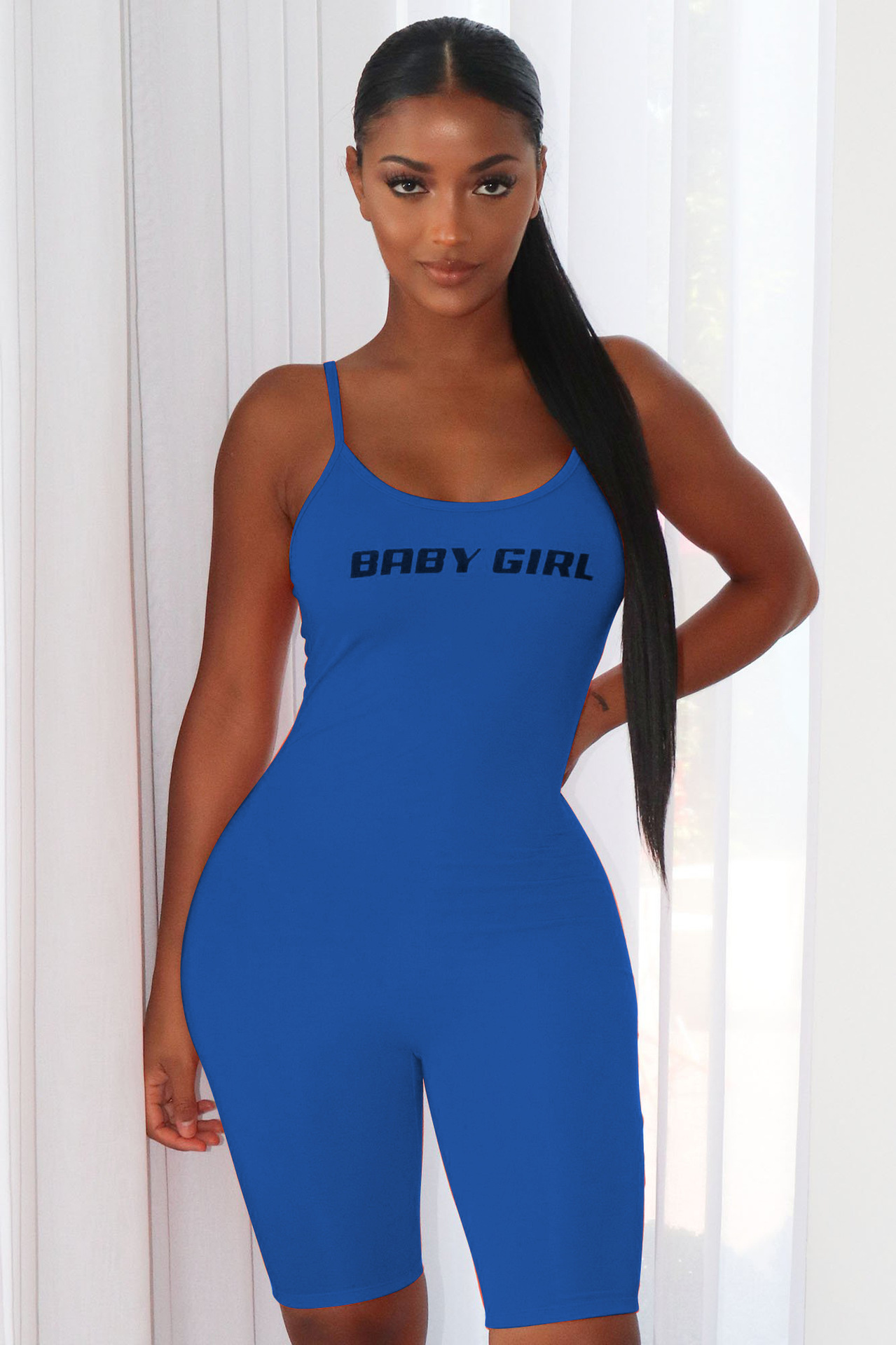 Women Site Solid Color Tight Backless Bodysuit