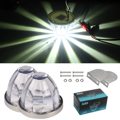 Light Truck Side Light Truck | Other lights - white-pack-of-two-2-brackets-10-30v-always-on