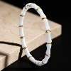 White bamboo bracelet, 32