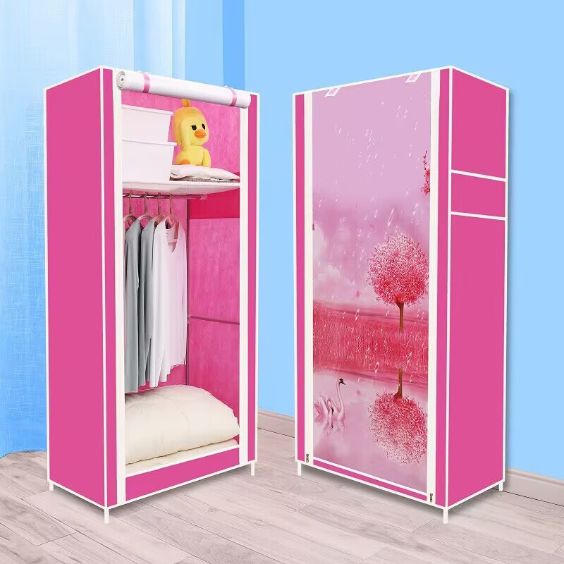 箪笥簡易布箪笥家庭用寝室布芸掛箪笥組立収納棚貸出用現代シンプル|undefined