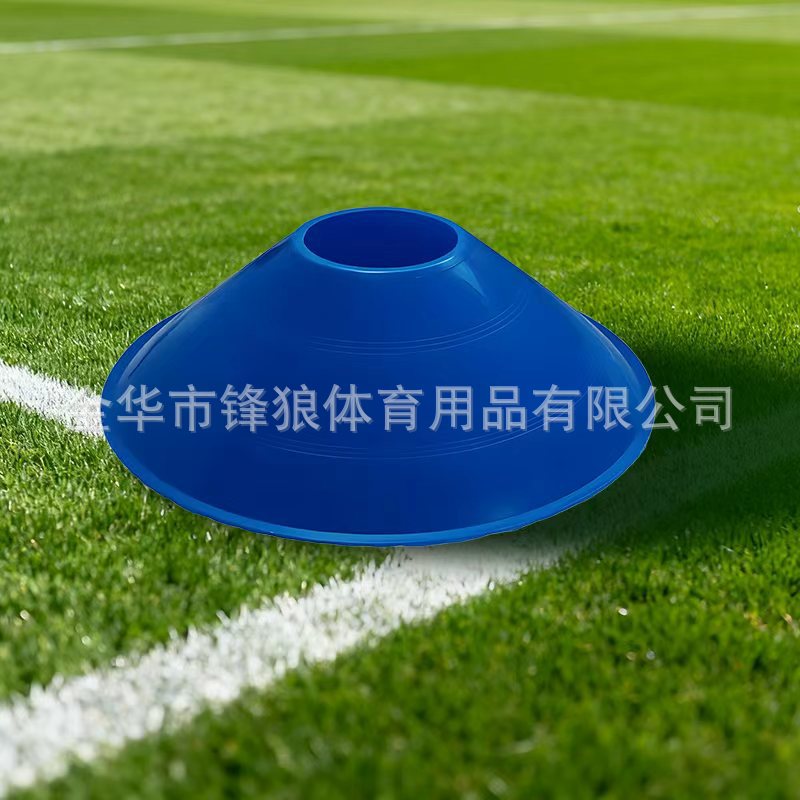 Placa de logotipo de entrenamiento de fútbol logo tubo obstáculo logo cono redondo boca logo placa logo cono fábrica pelo liso