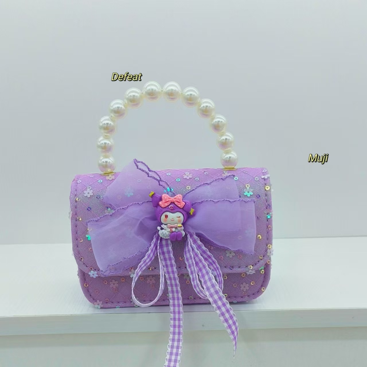 Bolso de perlas bolso de accesorios de cinturón Melody Kullomi bolso de princesa infantil bolso de Año Nuevo para niñas bolso pequeño
