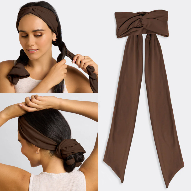 New Cross-Border Heat-Free Curling Hairband That Doesn'T Damage Hair, Lazy Sleep Curling Tool, Skin-Friendly High-Elastic Yoga Hairband for Women