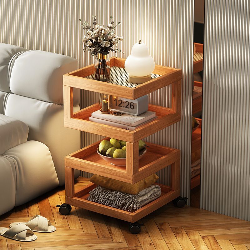 Mesa de cabecera móvil simple habitación moderna casero armario de almacenamiento pequeño estante de cama simple armario de almacenamiento