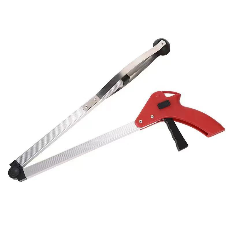 Aleación de aluminio engrosada clip de basura dispositivo de recogida de saneamiento dispositivo de recogida alicates clip sanitario suministros de limpieza herramientas