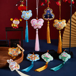 端午节刺绣如意福香包国风荷花蝴蝶挂件随身荷包节日氛围礼品礼物