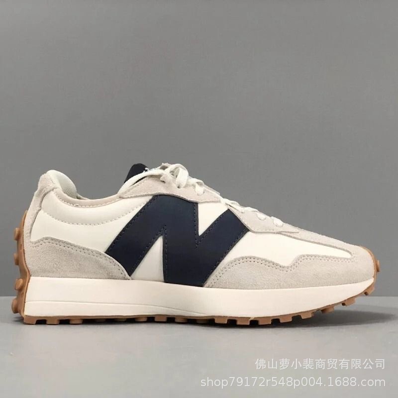 Lightweight Unisex Shoes Nb327 Original Gray Women's Thick-Soled Sports Shoes Nb Retro Running Shoes Men's Versatile Outdoor Shoes