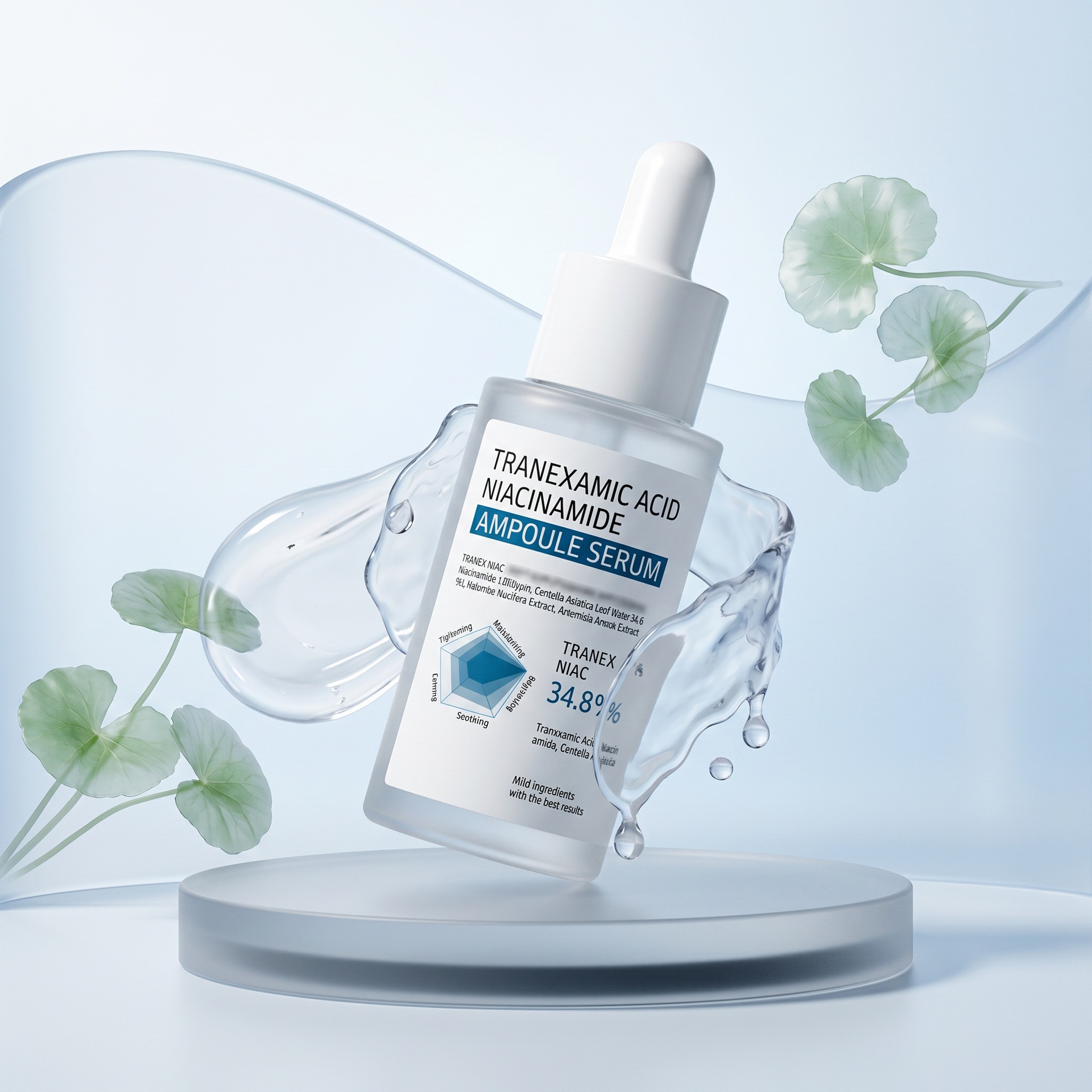 Cross-Border Tk In-Stock Products, New Amz Trends, Niacinamide Brightening Serum, Gentle Texture, Skin-Friendly and Comfortable