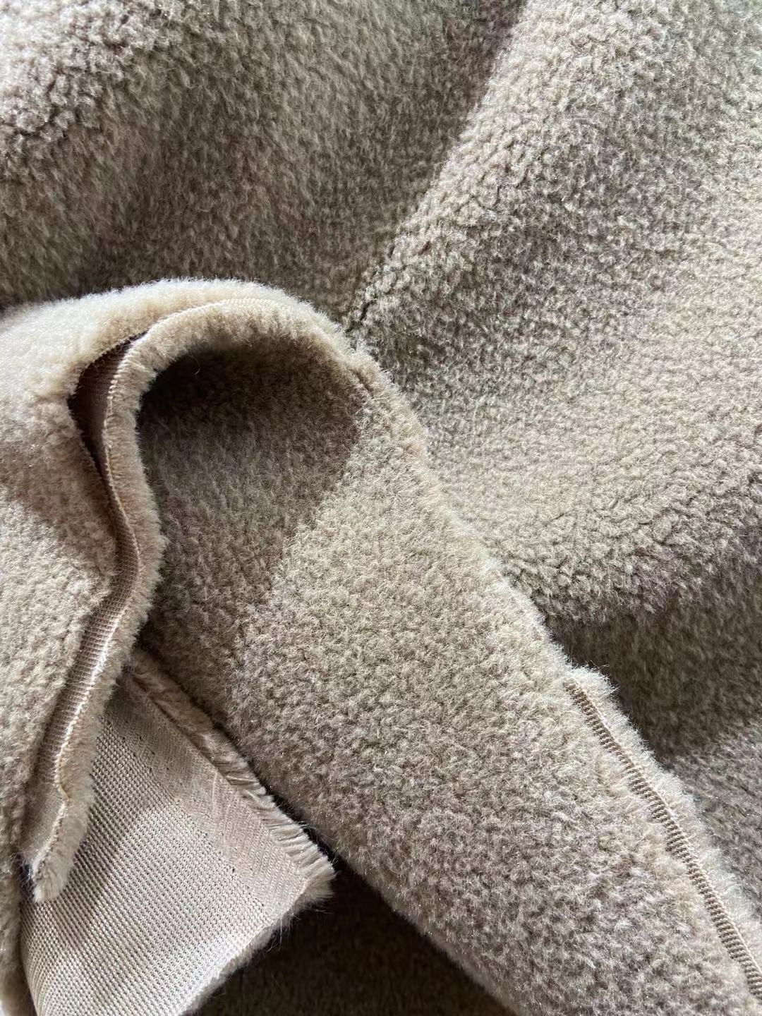 Nuevo en stock super suave Hao cachemir de Cachemira imitación Cachemira grano terciopelo tela Otoño e Invierno ropa juguete bufanda tela