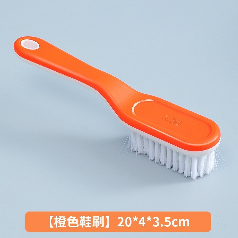 cepillo de zapatos multifuncional de mango largo cepillo de zapatos de plástico colgable cepillo de limpieza de grietas doméstico cepillo de pelo suave no dañando los zapatos