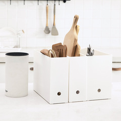 Japanese-style cabinet sloped storage box, desktop cosmetic face mask storage and organization box, drawer-style divided storage box