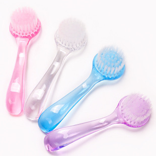Manicure Round Head Covered Nail Brush Long Handle Pipe Brush Nail Surface Dust Cleaning Brush Powder Dust Brush