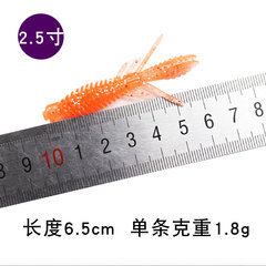 Manufacturer wholesale Salted and Spiced NED Floating bibi soft shrimp 1.8g 2.2g Shrimp Shaped Soft Bait Largemouth Bass and Pike