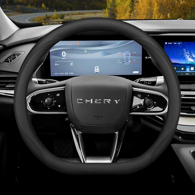 Modification Accessories Supplies Ultra-Thin – Steering wheel cover - black-set-style-ultra-thin-model-other