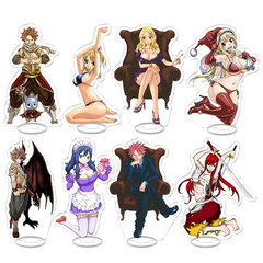 妖精的尾巴 周邊亞克力人形擺件立牌納茲露西艾露莎哈比人形立牌