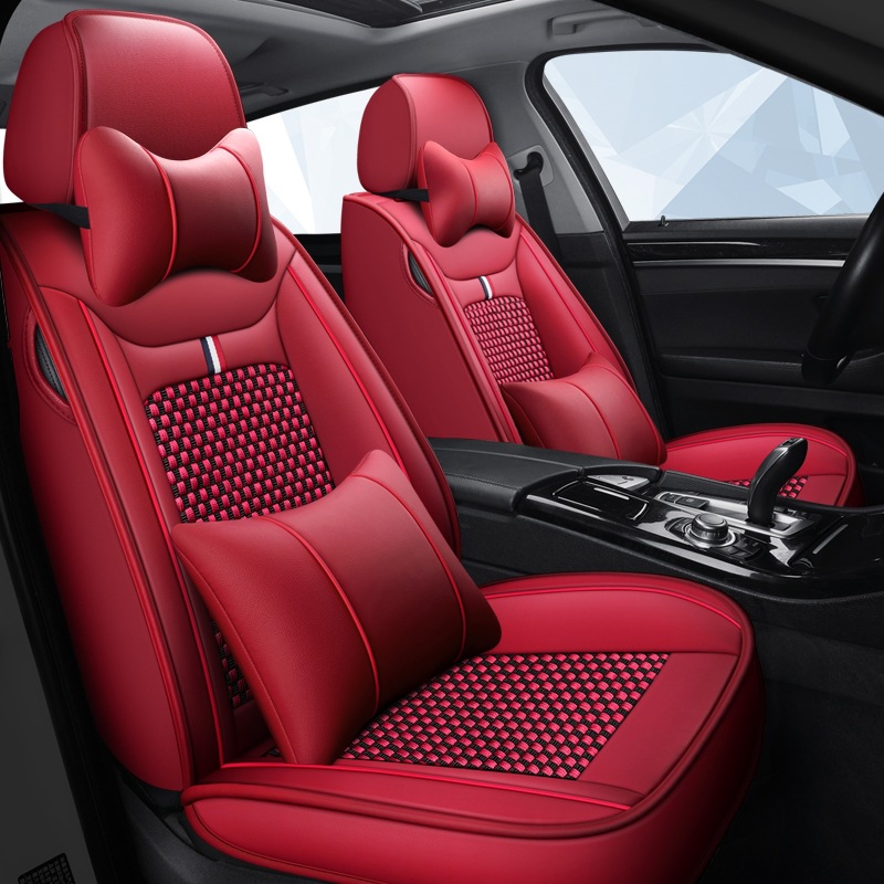 2019款川汽野马博骏1.5TL夏季冰丝专用汽车坐垫卡通四季全包座套