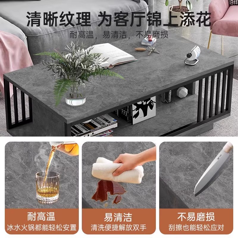 Mesa de centro, sala de estar, hogar 2025, nuevo sofá de apartamento pequeño, mesa de té, casa de alquiler simple, mesa pequeña moderna y sencilla