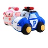 Ambulance, police car home use, cartoon decorations, pillow, children's rag doll, plush toy, wholesale, Birthday gift